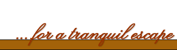 For a tranquil escape